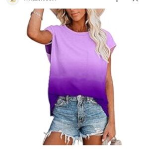 Purple Ombre Women's Top